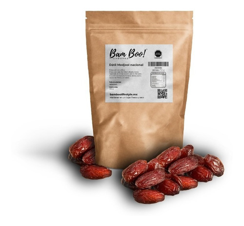 Imagen 1 de 7 de Dátil Medjool Nacional 700 Gr Bam Boo! Lifestyle