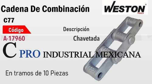 Cadena C77 Chaveteada Caja De 10 Pies P