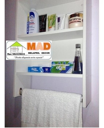 Toallero Repisa Baño Y Cocina