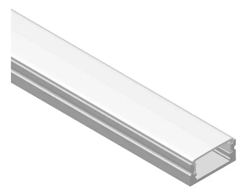 Perfil Aluminio Anodizado + Difusor Para Led 17mm X 2mts