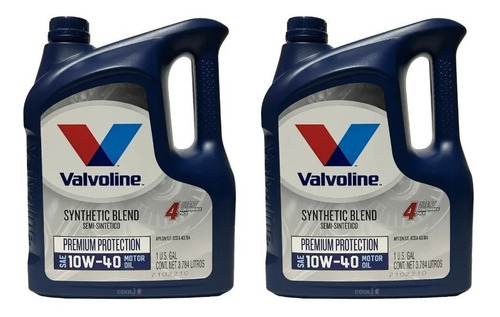 Aceite para motor Valvoline semi-sintético 10W-40 para autos, pickups & suv de 1 unidad