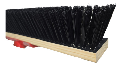 Pack X 3 Escobillón Barrendero 60cm Cerdas Duras Base Madera