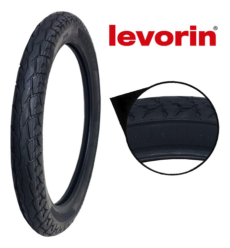 Pneu Aro 18 C/camara Levorin Matrix 80/100-18 Cbx 150