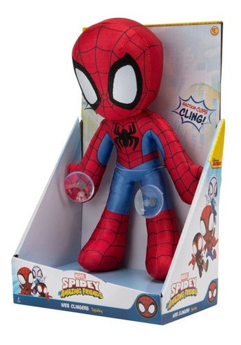 Peluche Spidy Y Sus Amigos 23cms Para Pegar En Vidrios