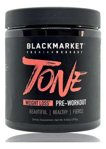 Tone Preworkout Naranja 30 Servicios Blackmarket