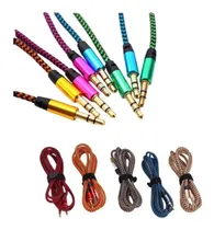 Comprar Cable Audio Estéreo 1x1 Auxiliar Doble Jack 3.5mm Audífonos