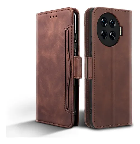 Funda De For Tecno Spark 20 Pro+ 4g Pu Wallet 2 En 1 Con Ranura Para Tarjetas