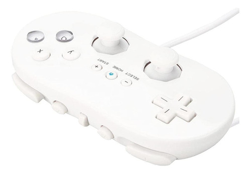 Control joystick Nintendo Wii Classic Controller blanco