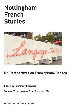 Libro Uk Perspectives On Francophone Canada : Nottingham ...