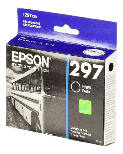 Cartucho Epson 297 Tinta Negro Alta Capacidad T297120-al