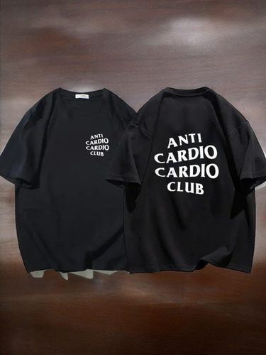 Playera Ropa Talla Grande Over Size Estampado Life Anti Card