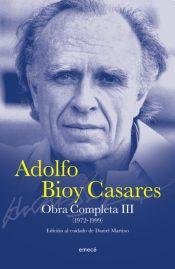 Libro Obra Completa Iii (1972-1999) (cartone) - Bioy Casares