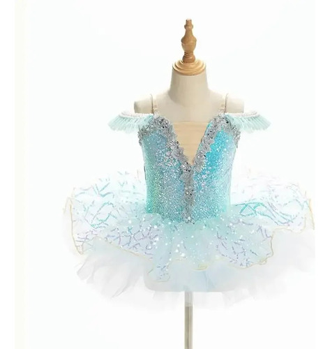 Falda De Ballet Infantil Para Niña, Vestido De Princesa Con