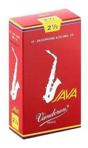 Cañas Saxo Alto Mib-eb Java Red Vandoren X10 - Francia