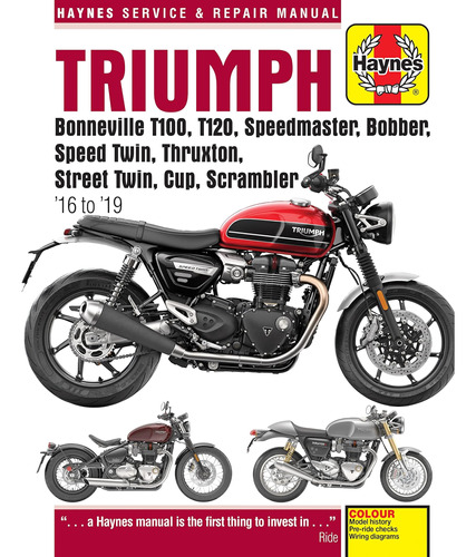 Libro: Triumph Bonneville T100, T120, Speedmaster, S