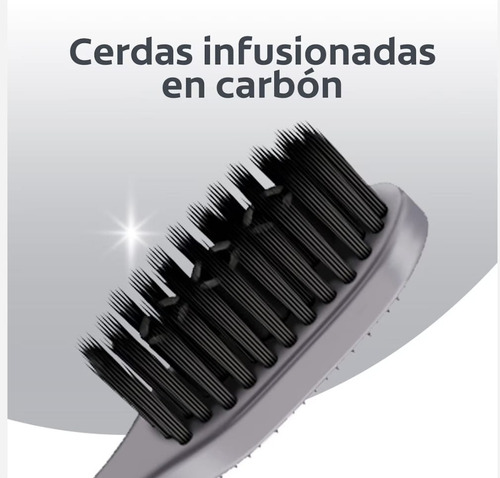 Cepillo Dental Colgate 360 Black Con Carbón 2pack Medio