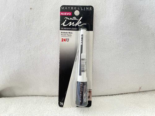 Delineador Liquido Maybelline Master Ink Mate Charcoal Black