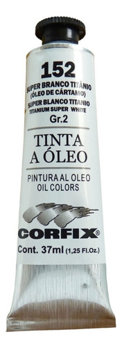 Tinta Oleo Corfix G2 152 Super Branco Titanio 37ml