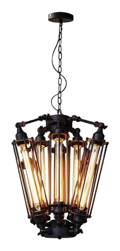 Susuo Lighting - Lámpara De Techo (acero, Estilo Steampunk),