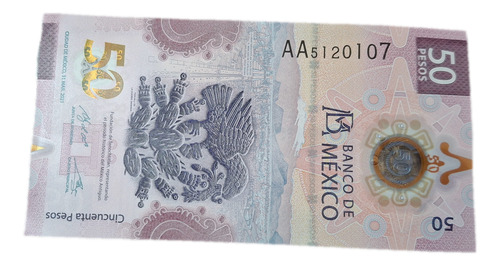 4 Billetes De Ajolote Serie Aa Con Numero Consecutivo