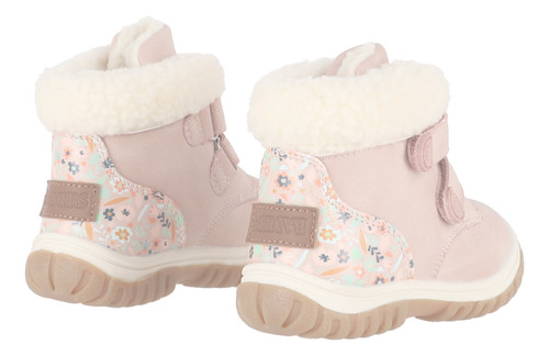 Botines Niñas Bamers Bootie Fur Rosa Viejo