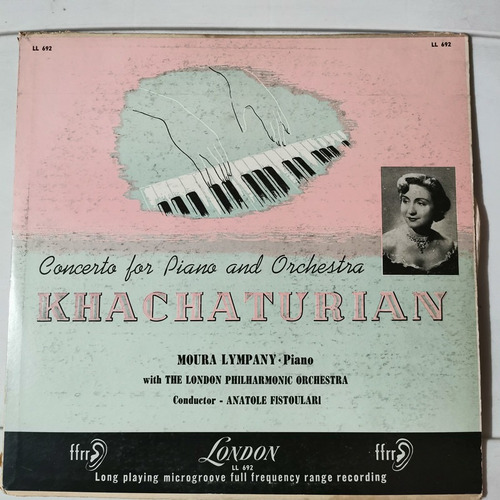 Disco Lp: Khachaturian- Concerto Piano Orquesta