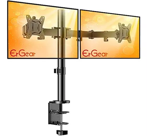 Brazo para dos monitores con base marca ErGear