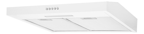 Extractor Purificador De Cocina 3v Luz Led 120w Doble Filtro Aluminio Apto Con Y Sin Salida Kanjihome Blanco Kjh-airextpuri120w