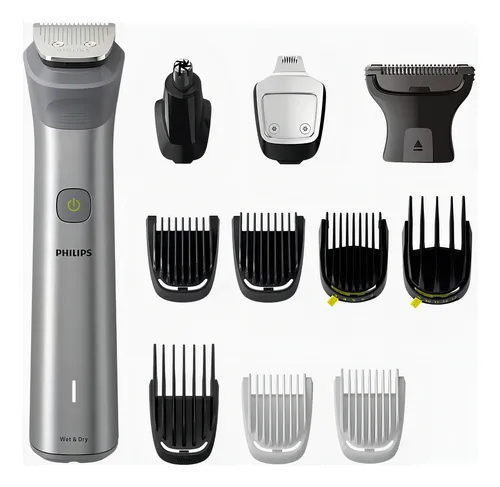 Philips Aparador De Pelos Multigroom 12em1 Mg5950/15 Cor Prateado