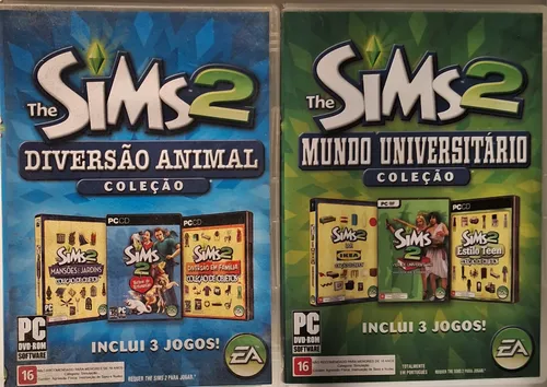 The Sims 2 - Coleção - Kit Com 2 Dvds - Original Para Pc