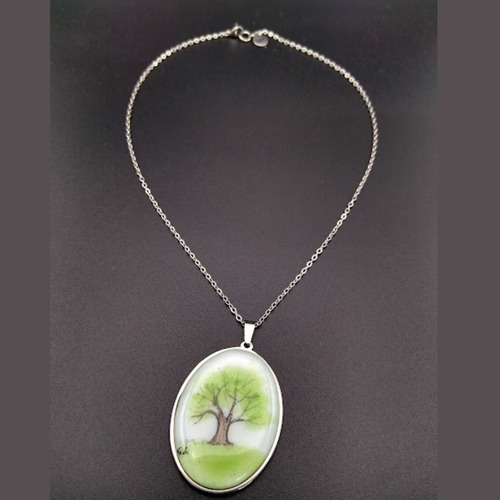 Imagen 4 de 9 de Collar Artístico Árbol