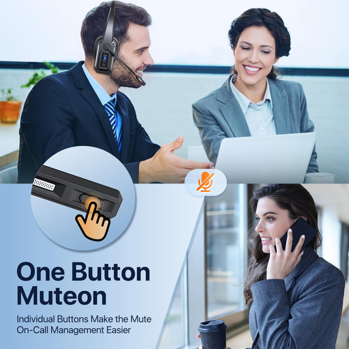 Fone De Ouvido Bluetooth Cptea Trucker Com Cancelamento De R