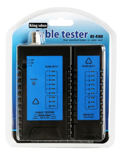 Comprobador De Red Ks-4160 Rj45  Cable Tester