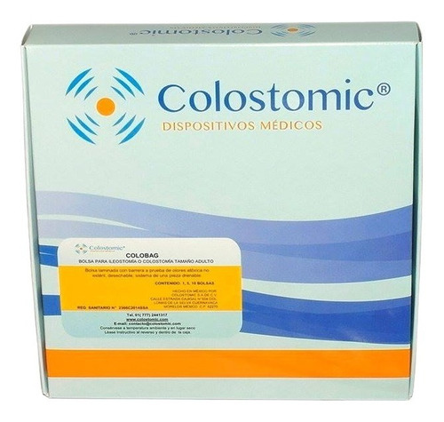 Bolsa Colostomia Adulto Drenable Suave Pack 10 Piezas Envio 