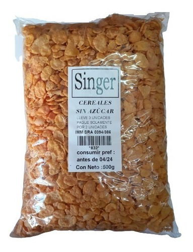Cereales Copos De Maíz Sin Azúcar 500g