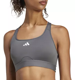 Top adidas Pwrct Ms Bra Grey Six Mujer