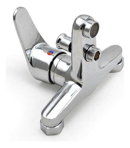 Llave Tina Ducha Monomando Cromada Set Completo