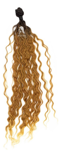Pelo vegetal Fatima Sleek, rizado y ecológico, 300 g, color TT4/T30B/24B