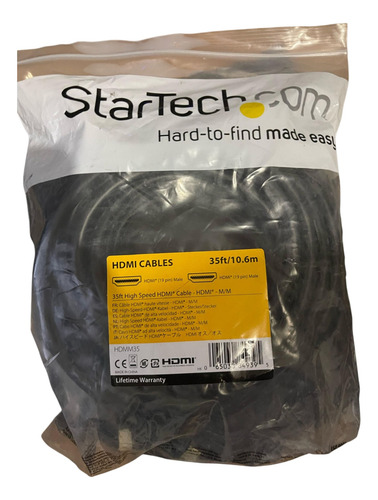 Cable Hdmi Startech 10m 4k Usp Rudo