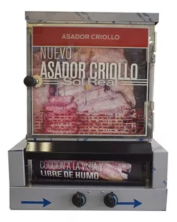 Parrilla Asador Criollo Mini Estaca Sin Humo Sol Real Acm