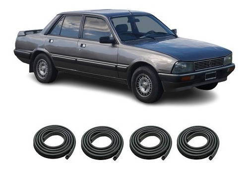 Burletes Peugeot 505 1981 Kit 4 Puetas Delanteras Y Traseras