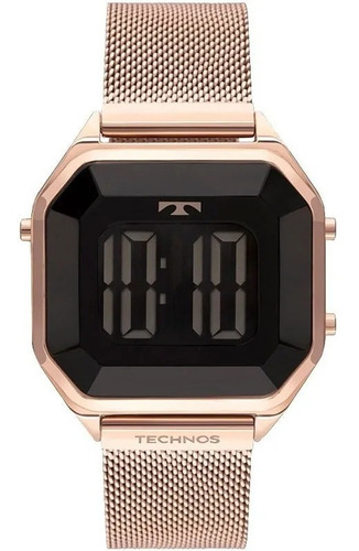 Relogio Technos Feminino Crystal Rose Bj3851ak/4p