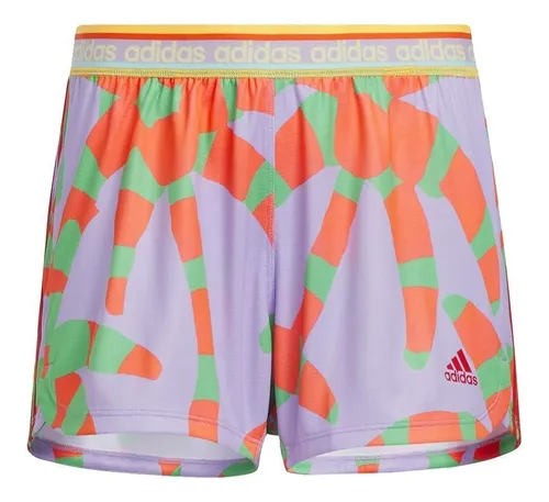 Short adidas hotsell feminino florido