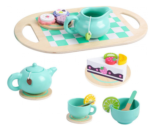 Tea Party Toys Juego De Rol Juguetes Prácticos De Madera