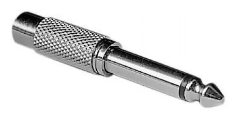 comprar Conector Adaptador Plug 1\u002F4 Mono A Jack  Rca Metálico