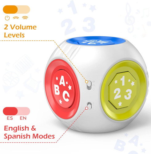 Juguete De Aprendizaje De Cubo Bilingüe Para Niños De 1 Año