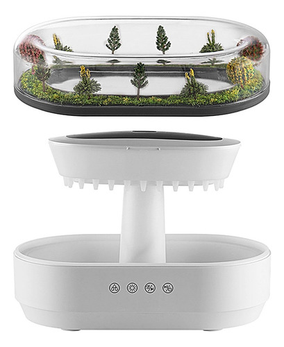 Humidificador De Aire Con Forma De Gota De Lluvia, Difusor