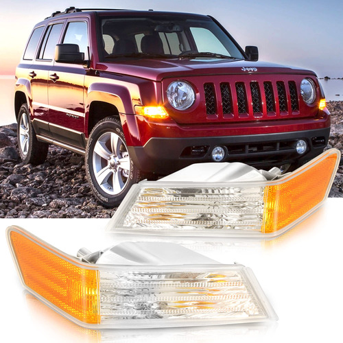 Pieza Luz Direccional Para Jeep Patriot Led Izquierda Lente