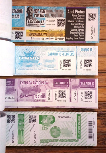 Impresión Entradas Codificadas Qr + App Para Android.