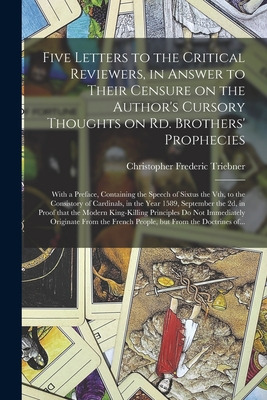 Libro Five Letters To The Critical Reviewers, In Answer T...